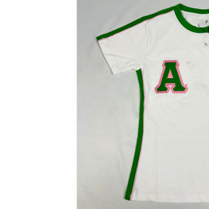 Camiseta Alpha Kapa Alpha de algodón de manga corta para hombre, camiseta holgada de color sólido para verano - Product Image 2