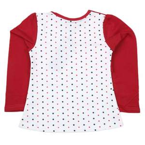 เสื้อยืดแขนยาวเด็กผู้หญิง 2 ชิ้น - สีน้ำตาลแดง - Product Image 3