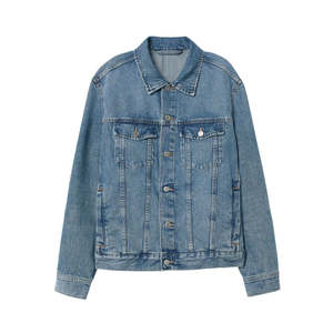 Chaquetas vaqueras para hombre de color sólido para hombre y exterior, chaqueta vaquera de estilo clásico de alta calidad con el mejor diseño - Product Image 1