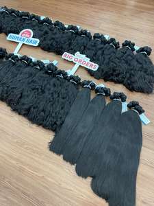 วิกผมสำหรับต่อผมมนุษย์แบบเวียดนาม100% ผมเป็นลอนธรรมชาติไม่พันกันไม่ร่วงผมหรูหรา - Product Image 3