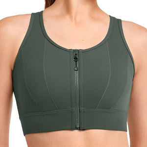 Soutien-gorge de sport léger sans couture à maintien moyen respirant avec logo personnalisé pour femmes, idéal pour le fitness et le yoga - Compétition - Product Image 1