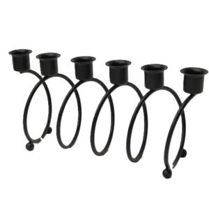 Elegante candelabro múltiple con líneas fluidas, altura equilibrada, perfecto para eventos elegantes y Decoración elegante para el hogar - Product Image 3