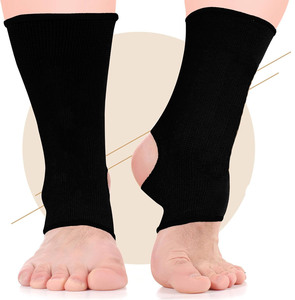Protège-pieds élastique avec logo personnalisé Bracelet de cheville de boxe pour Muay Thai Kick MMA Arts martiaux Attelle de soutien d'entraînement en coton - Product Image 3