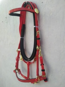 Bride cheval rose en pvc, fabriquée en saison, pas cher, échantillon gratuit, bride cheval en plastique avec contrôleur léger, toutes les couleurs - Product Image 4