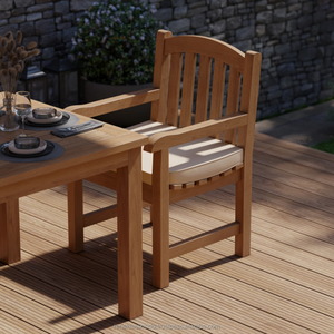 Meubles de jardin, chaises de jardin : 60x50x91cm, fabriquées en bois de teck ancien de haute qualité - Product Image 3