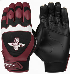 Guantes de Béisbol de Impacto Personalizados Premium al por Mayor, Palma de Cuero Vacuno, Ventilación Estratégica, Protección Óptima para las Manos, Guantes de Bateo de Softbol - Product Image 4