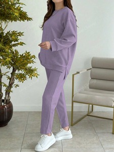 Streetwear Tracksuit Set Women and Men Two Piece <b>Hoodie</b> and Pants Casual Outfit Wholesale Supplier - Product Image 4