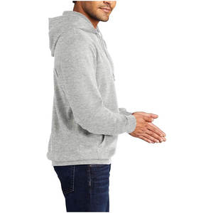 Gris Usine Personnalisé 430g Frit Couleur Détresse Hoodies Hommes Sweat Casual Lavé Col Rond Hommes Sweats À Capuche - Product Image 3