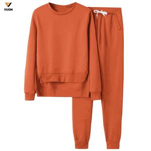 2025 conjuntos de dos piezas para mujer, chándal de manga larga con cuello redondo y pantalones para correr, conjuntos de ropa de salón con bolsillos con forro polar suave - Product Image 1