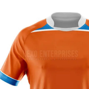 Venta al por mayor en Stock Conjuntos de uniformes de rugby Transpirable Secado rápido 100% Poliéster Calidad Premium Ropa deportiva personalizable para adultos - Product Image 4