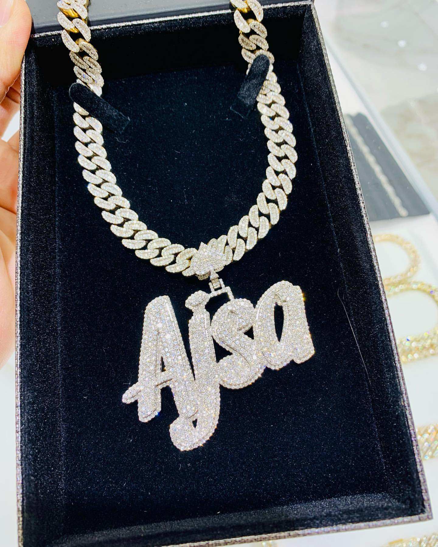 White Gold Pendant Designs Men Stylish Durable