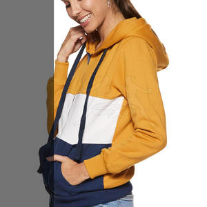 Sweat à capuche à fermeture éclair doux avec intérieur confortable et capuche réglable pour un usage quotidien confortable Sweat à capuche zippé classique - Product Image 3