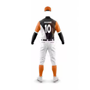 Último Diseño, Nuevo Estilo, Conjuntos de Uniformes de Béisbol Transpirables de Secado Rápido, Calidad Premium, Color Sólido Personalizable, 100% Poliéster - Product Image 3