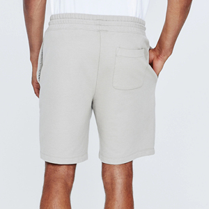 Pantalones cortos ligeros de Color sólido con logotipo personalizado para hombre, ropa de calle, cintura elástica, pantalones cortos para gimnasio y baloncesto - Product Image 3