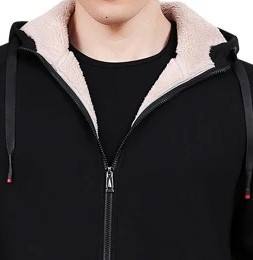 Bas quantité minimale de commande épais polaire à capuche haut et pantalon évasé empilé deux pièces ensemble chaud tenue décontractée pour l'hiver Streetwear mode sweats à capuche - Product Image 6