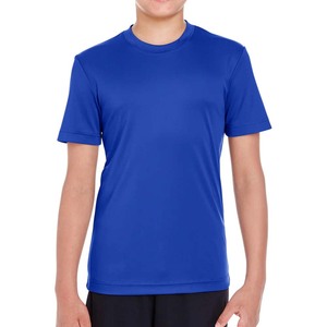 Camiseta Juvenil de Manga Corta con Cuello Redondo y Estampado Tie-Dye al por Mayor - Product Image 4