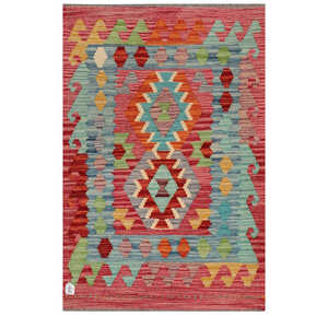 Alfombra Imaco Maimana, Alfombra Kilim Afgana, 115 x 79 cm, Tapiz para Colgar en la Pared - Product Image 1