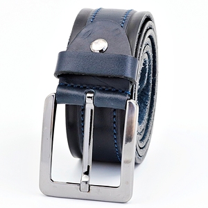 Cinturón de Cuero Vacuno Marrón de Alta Calidad Hecho a Mano en Turquía, Cinturón Casual de Moda para Hombre con Hebilla de Aleación Ajustable, Longitud Personalizada, Lujo Seker Ofisi - Product Image 1