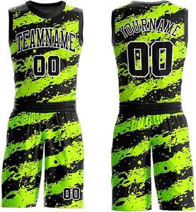 ชุดกีฬาบาสเก็ตบอลคอกลมระบายอากาศได้ชุดเสื้อผ้าพิมพ์ชื่อทีมสำหรับเครื่องแบบกีฬาฤดูร้อน - Product Image 3