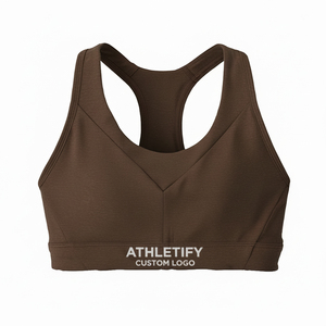 สปอร์ตบราสีพื้นสำหรับผู้หญิง ใส่สบาย รองรับแรงกระแทกสูง เหมาะสำหรับโยคะ วิ่ง ฟิตเนส ออกกำลังกาย ชุดออกกำลังกายทันสมัยสำหรับการออกกำลังกาย - Product Image 1