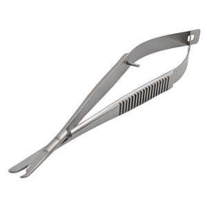 Tijeras de punto de corte Castroviejo, mango de acción de resorte, potencia manual en acero inoxidable disponible en todos los tipos y tamaños - Product Image 1