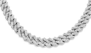 Collier en or rose 14 carats avec pendentif en moissanite VVS1 taille princesse, testeur de diamant positif, argent sterling 925, pendentif charmant - Product Image 2