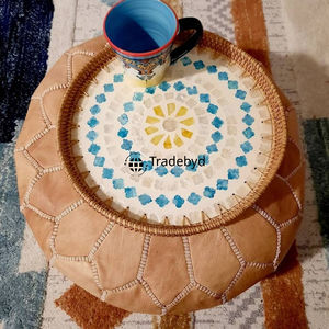 ถาดเสิร์ฟหวายทำด้วยมือแบบพรีเมียมเคลื่อนย้ายได้เป็นมิตรต่อสิ่งแวดล้อมของตกแต่งบ้าน - Product Image 3