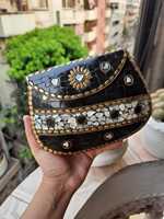 Artisanat indien métal mosaïque pochette pour femmes mode multicolore fête sac à main bas prix pour l'Inde exportation B2B