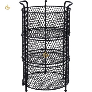 Estantes de especias de cocina de Color negro de hierro con forma personalizada, diseño maravilloso, encimera hecha a mano, suministros decorativos de organización de especias - Product Image 2