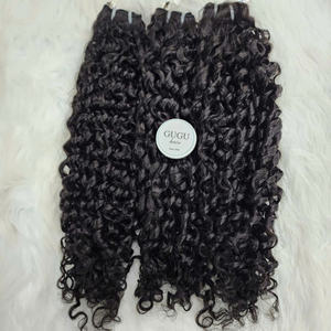 Precio al por mayor 100% cabello humano vietnamita birmano SDD DD paquetes y Frontal, color natural para mujeres negras - Product Image 4