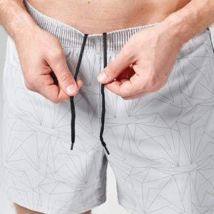 Northern Droplet Print 360° Lab High Stretch Woven Fabric <b>Shorts</b> Superstretch 5 Inch Side Ventilation Panels <b>Zip</b> <b>Pockets</b> Solid - Product Image 1