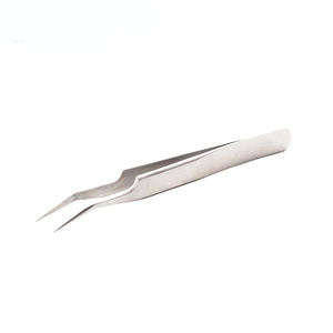 Pince à épiler d'extension de cils à pointe inclinée pince à épiler en acier inoxydable avec pince à épiler à pointe pointue - Product Image 6