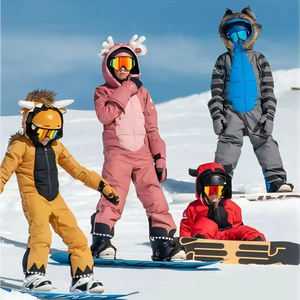 Nuevo Diseño de Moda al por Mayor, Traje de Esquí Unisex de Talla Grande, Mono Impermeable y Cortavientos, Abrigos Cálidos para Snowboard, Ropa Deportiva - Product Image 1