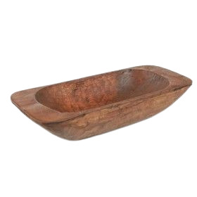 Bol en bois d'acacia couleur naturelle cuisine forme ovale bol à fruits en bois massif personnalisé pièce maîtresse de Table - Product Image 5