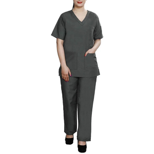 Women Medical Scrub Suit Comfortable Stretch Uniform <b>Set</b> for Nurses <b>Doctors</b> and Healthcare Professionals - Product Image 2