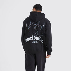 Sudadera con capucha con logotipo personalizado Ropa de moda Hombres Pullover Puff Sudaderas con capucha impresas - Product Image 2