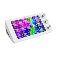 MiraBox M3 Stream Controller : Clavier Macro Programmable avec Écran LCD et Bouton Rotatif pour Créateurs, Gaming et Flux de Travail de Streaming