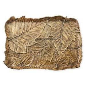 Juego de 2 bandejas de aluminio de diferentes tamaños para servir alimentos, bandeja decorativa de acento de mesa de forma personalizada al por mayor a un precio asequible - Product Image 5