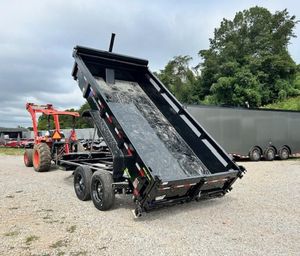 Heavy Duty 7X 14 Tipping Dump <b>Trailer</b> with Hydraulic Gear and Motor High Safety 4-Year Warranty New Condition for <b>Farm</b> Use - Product Image 1