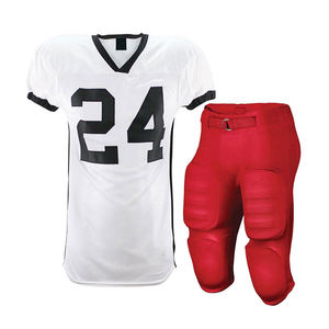Vente en gros Taille personnalisée Uniforme de football américain pour adultes Dernier style Ensembles de chemises respirantes avec options de taille plus - Product Image 1