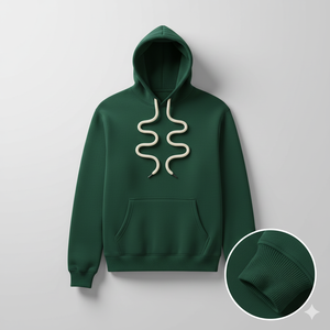 Sweat-shirts à capuche longs et plats à cordon, en molleton de coton épais et chaud de 400 g/m², pour hommes, best-sellers, avec logos brodés de votre propre marque - Product Image 5