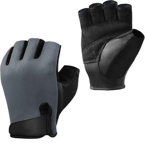 Gants de gymnastique noirs personnalisés hommes femmes gants d'haltérophilie sans doigts avec poignée rembourré soutien du poignet gants de fitness d'entraînement - Product Image 6