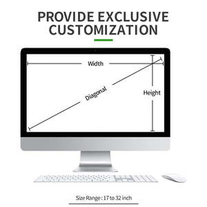 Filtres de confidentialité pour écran de moniteur personnalisés de qualité supérieure, grade AAA, mat, anti-reflets, anti-espion, protection d'écran pour ordinateur <span class=keywords><strong>iMac</strong></span> 23,8/27 pouces - Product Image 6