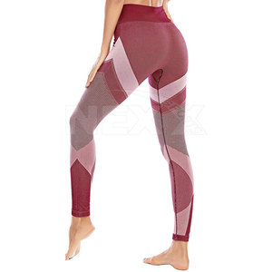 Venta directa de fábrica, conjunto de Yoga para mujer de último diseño, ropa de patrón sólido transpirable, ropa de Yoga sostenible de talla grande - Product Image 5