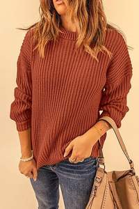 Acogedora sudadera de mujer de manga larga de material polar Elegante ropa cómoda ideal para capas o moda independiente invierno - Product Image 2