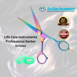 Tijeras de peluquero de alta calidad profesional multicolor de marca personalizada hoja afilada de acero inoxidable japonés nuevo diseño para el cuidado de la belleza - Product Image 5