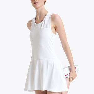 Ropa deportiva, uniforme de tenis para mujer, venta al por mayor, uniforme de tenis de poliéster 100% de último diseño de alta calidad para mujer - Product Image 3