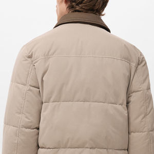 Chaqueta Clásica Impermeable de Moda Urbana / Material Suave y Duradero con Diseño Acolchado, Mangas Largas con Puños Abotonados - Product Image 6