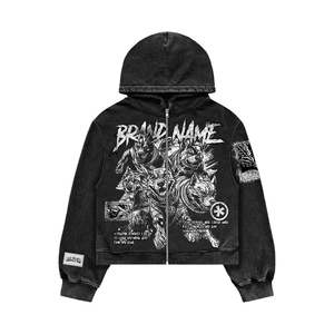 OEM High Quality Plain Oversized Unisex Hoodie Custom Men's Hoodies & Sweatshirts Performance 3d <b>Foam</b> Print Hoodie - Product Image 6