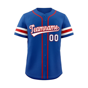 Jersey de Béisbol de Poliéster Transpirable de Secado Rápido Personalizado para Hombre, de Alto Rendimiento, Cómodo y Ligero, el Más Vendido - Product Image 1